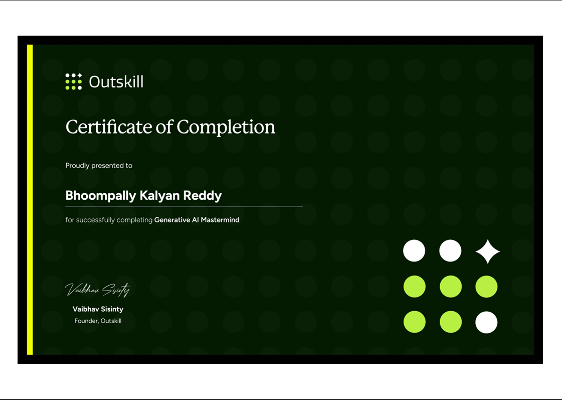 Certificate 1
