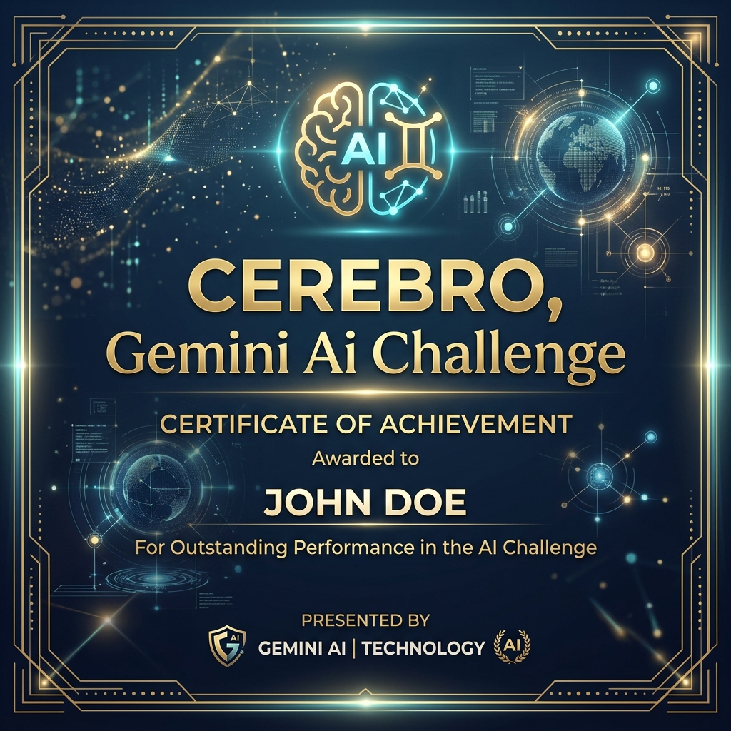 CEREBRO, Gemini Ai Challenge