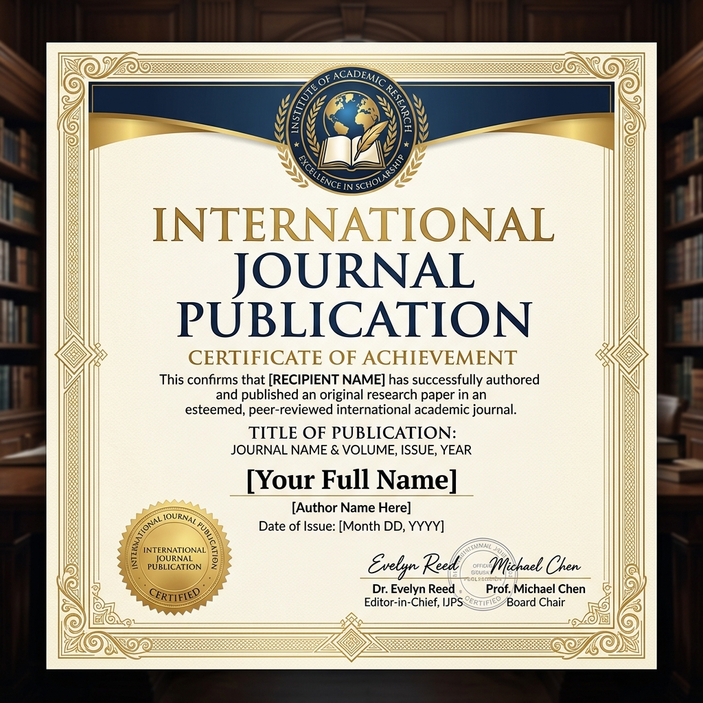 International Journal Publication