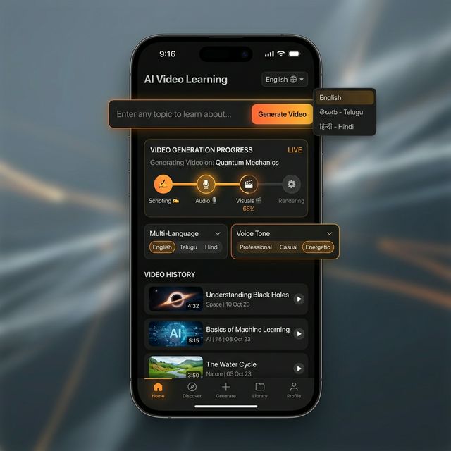 AI Video Learning Platform